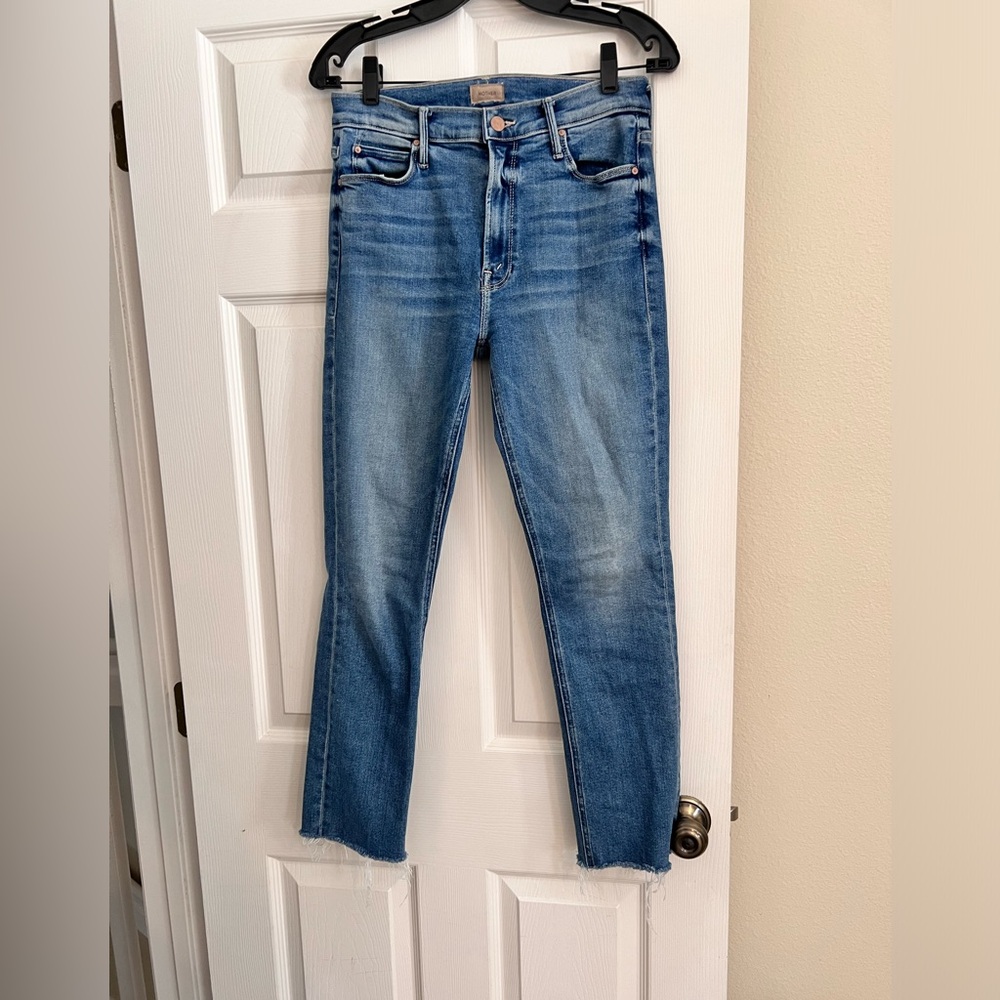 Mother mid rise dazzler ankle Frey 29